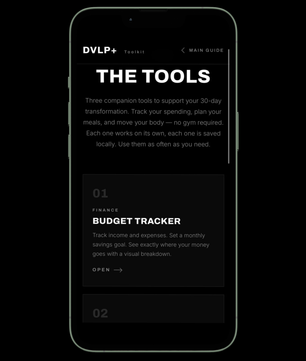 DVLP 30-Day Transformation Guide Lifetime Access
