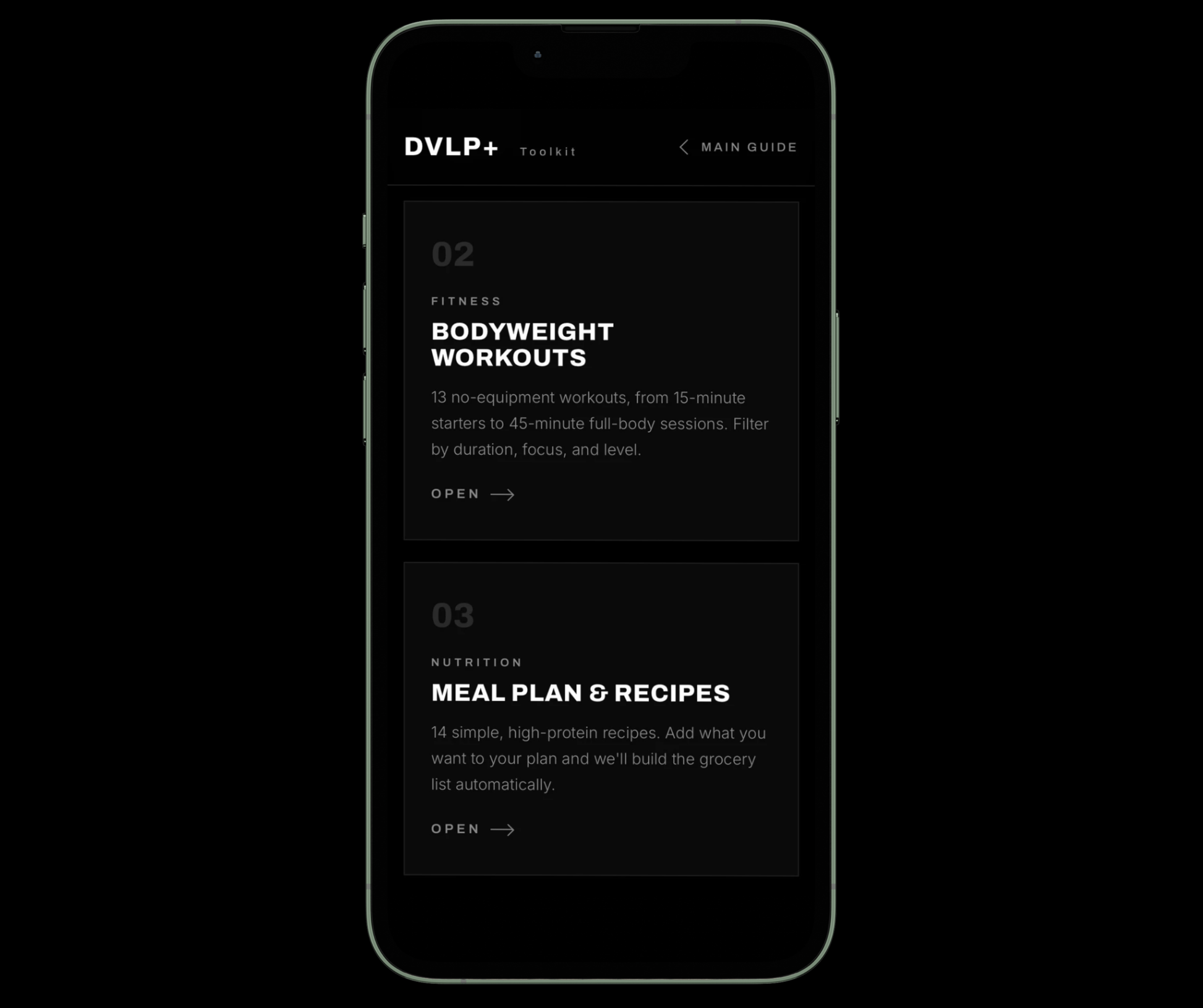 DVLP 30-Day Transformation Guide Lifetime Access