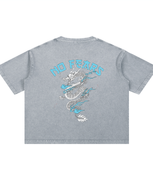 No Fears Washed Boxy Tee
